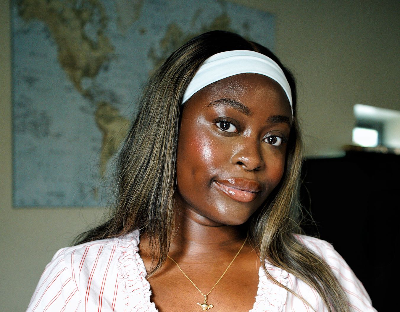 Woman smiling at the camera